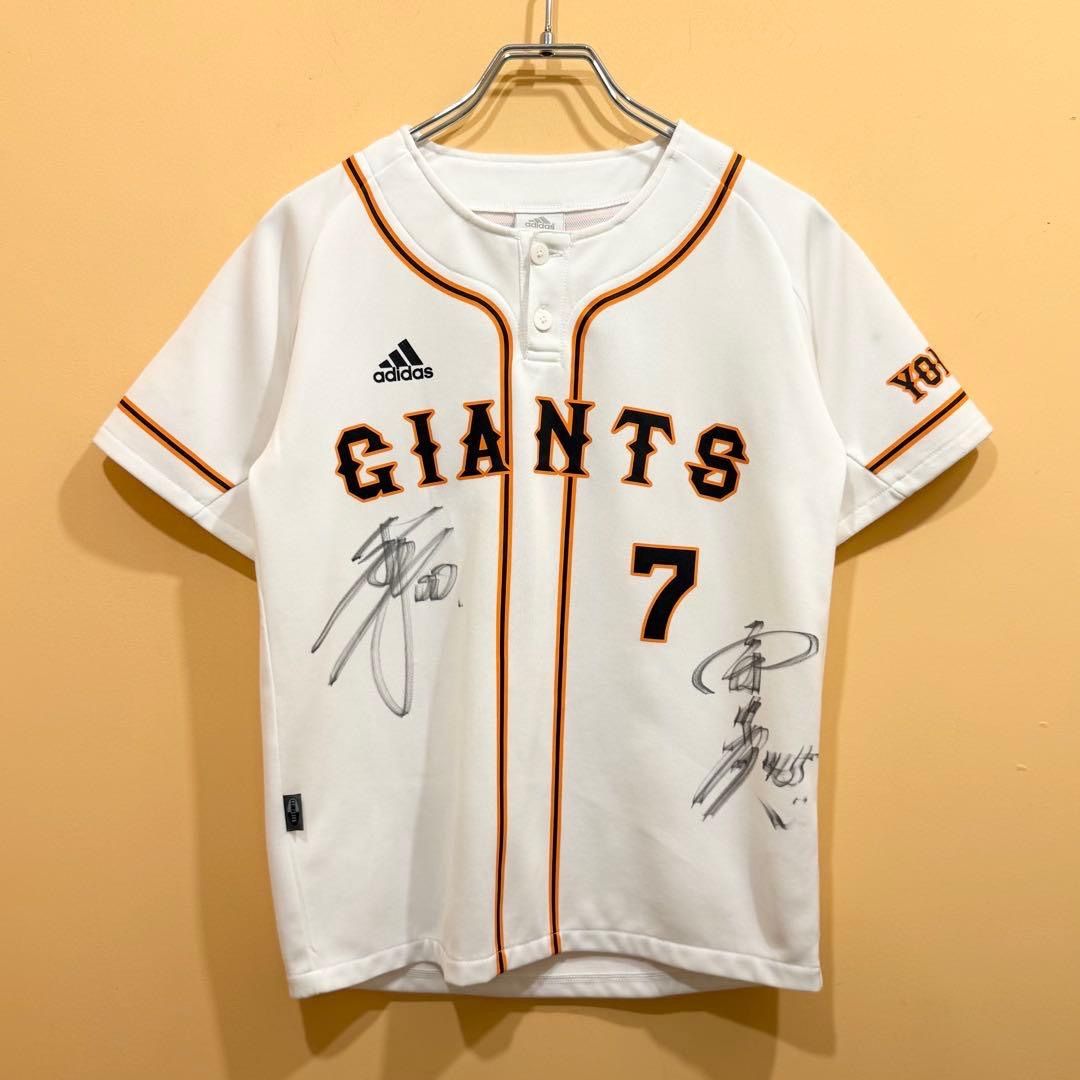 【長野・丸など】巨人　サイン ユニフォーム 読売ジャイアンツ 長野久義 ユニフォーム サイン入り - メルカリ
