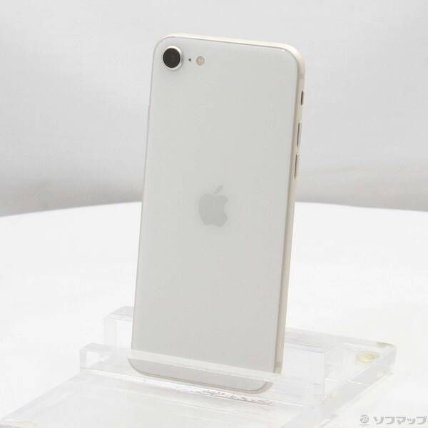 送料無料，豊富な 〔中古品〕 iPhone SE 第3世代 64GB スターライト MMYD3J／A SIMフリー【247】 スマートフォン本体