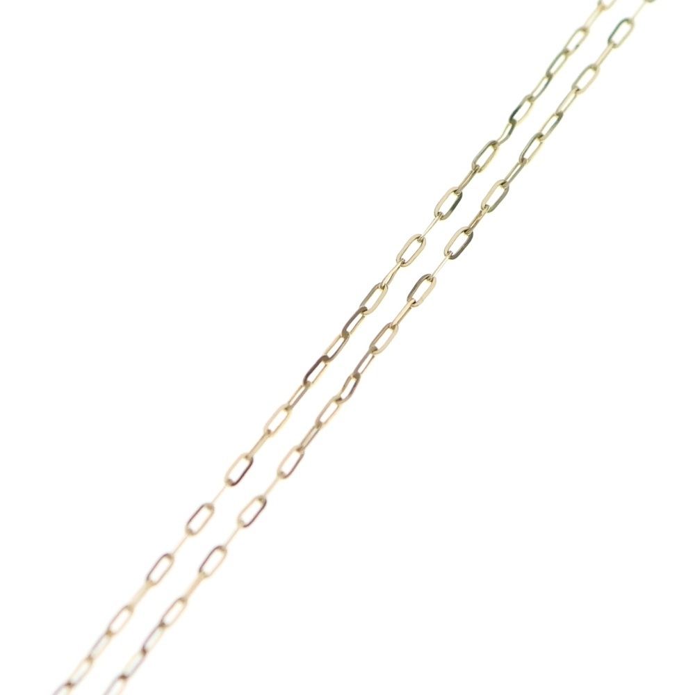 ete (エテ) K10YGレイヤー ダイヤモンド サークル ネックレス イエロー