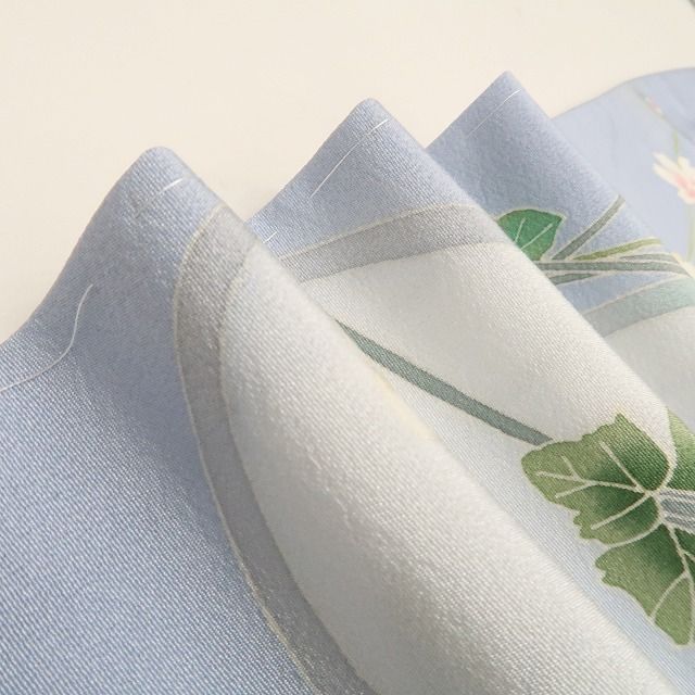 ❁tomihisa❁ 本加賀友禅 松島由美 落款 着物 正絹 仕付け糸付 自然の情景を纏う奥ゆかしき姿 訪問着 6744