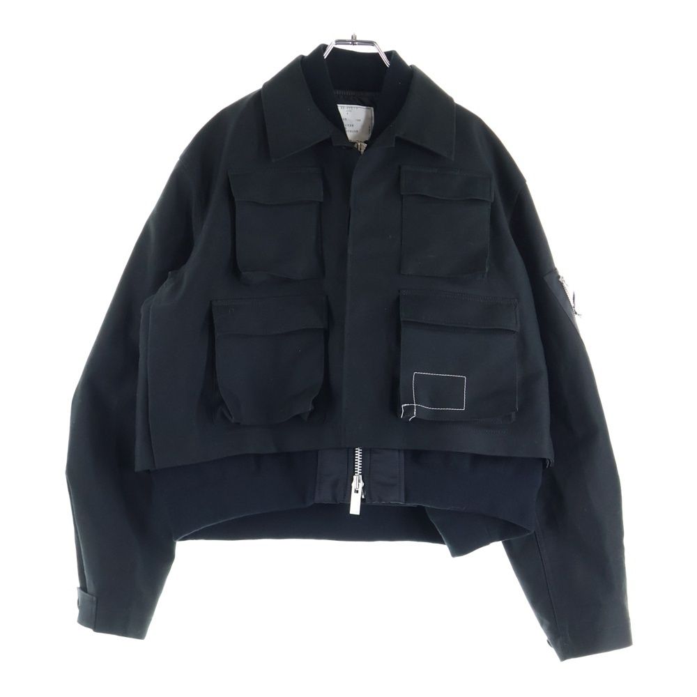 Sacai (サカイ) ×WTAPS Cotton Back Satin × Nylon Twill Jacket