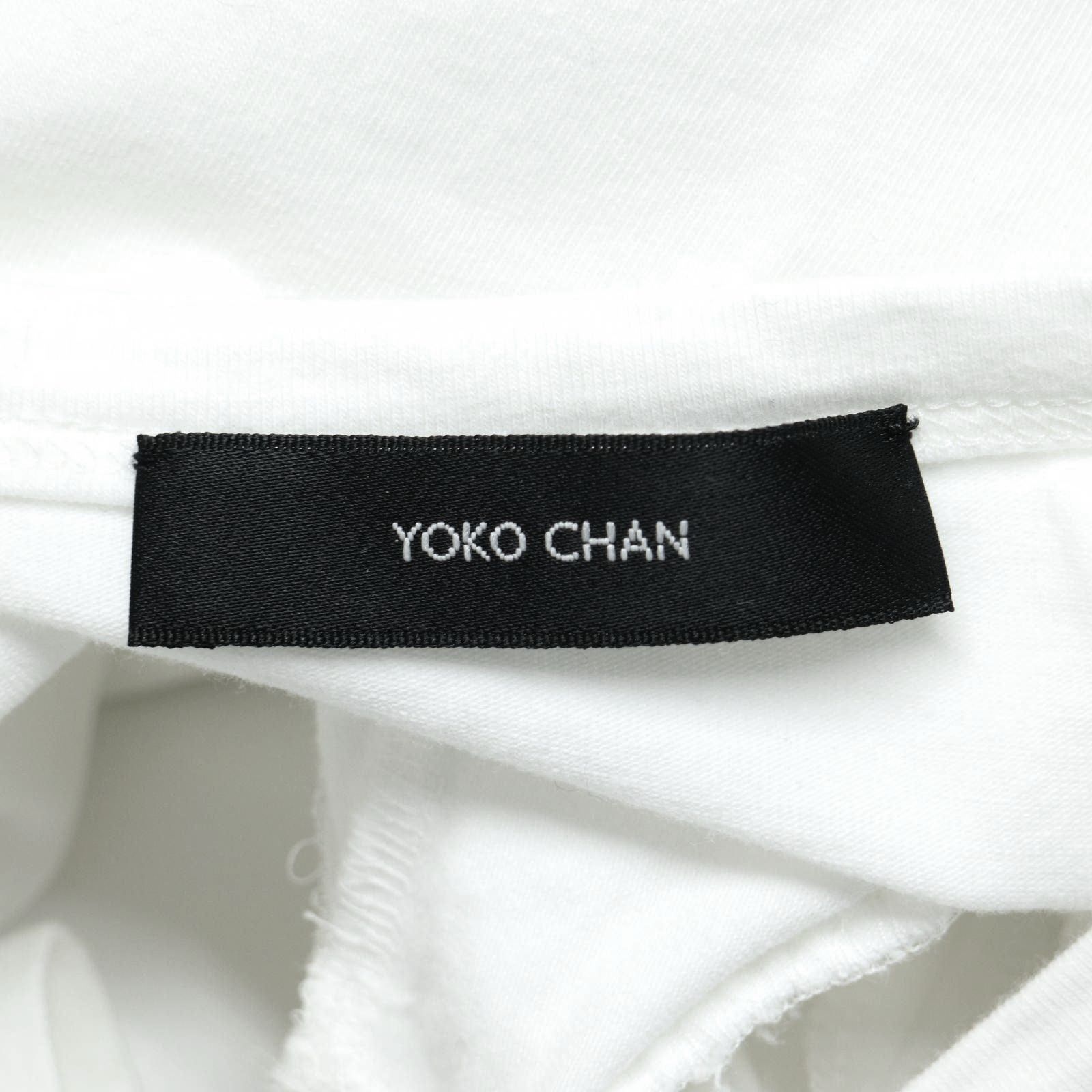 YOKO CHAN ヨーコチャン ハーフスリーブ ヘムスカラップ カットソー