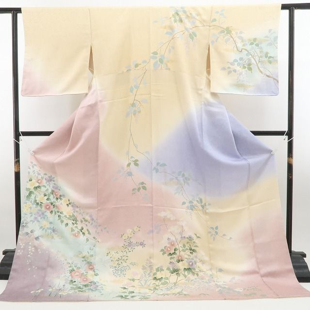 正絹 野花の詩に心を寄せれば募る想いに季節は巡る