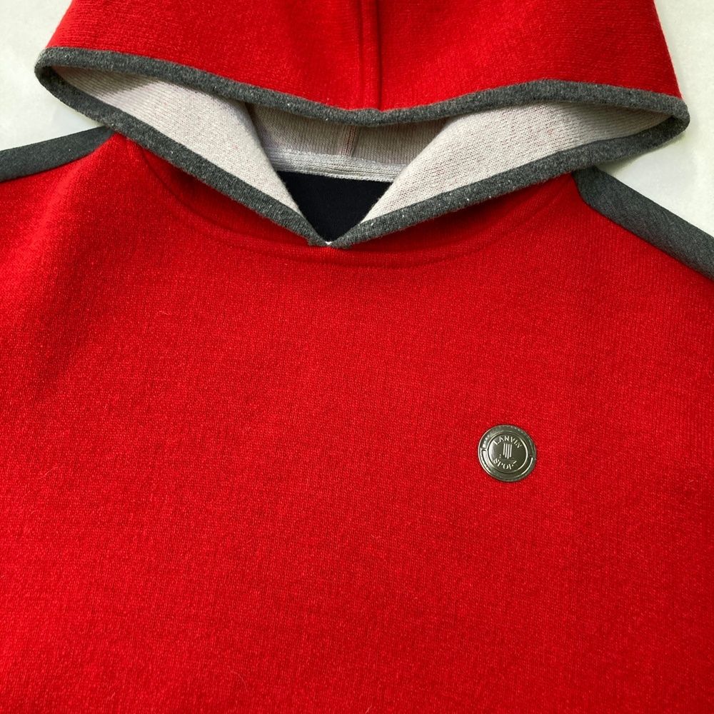 サイズ：38 LANVIN SPORT ランバン スポール ニット切替 パーカー