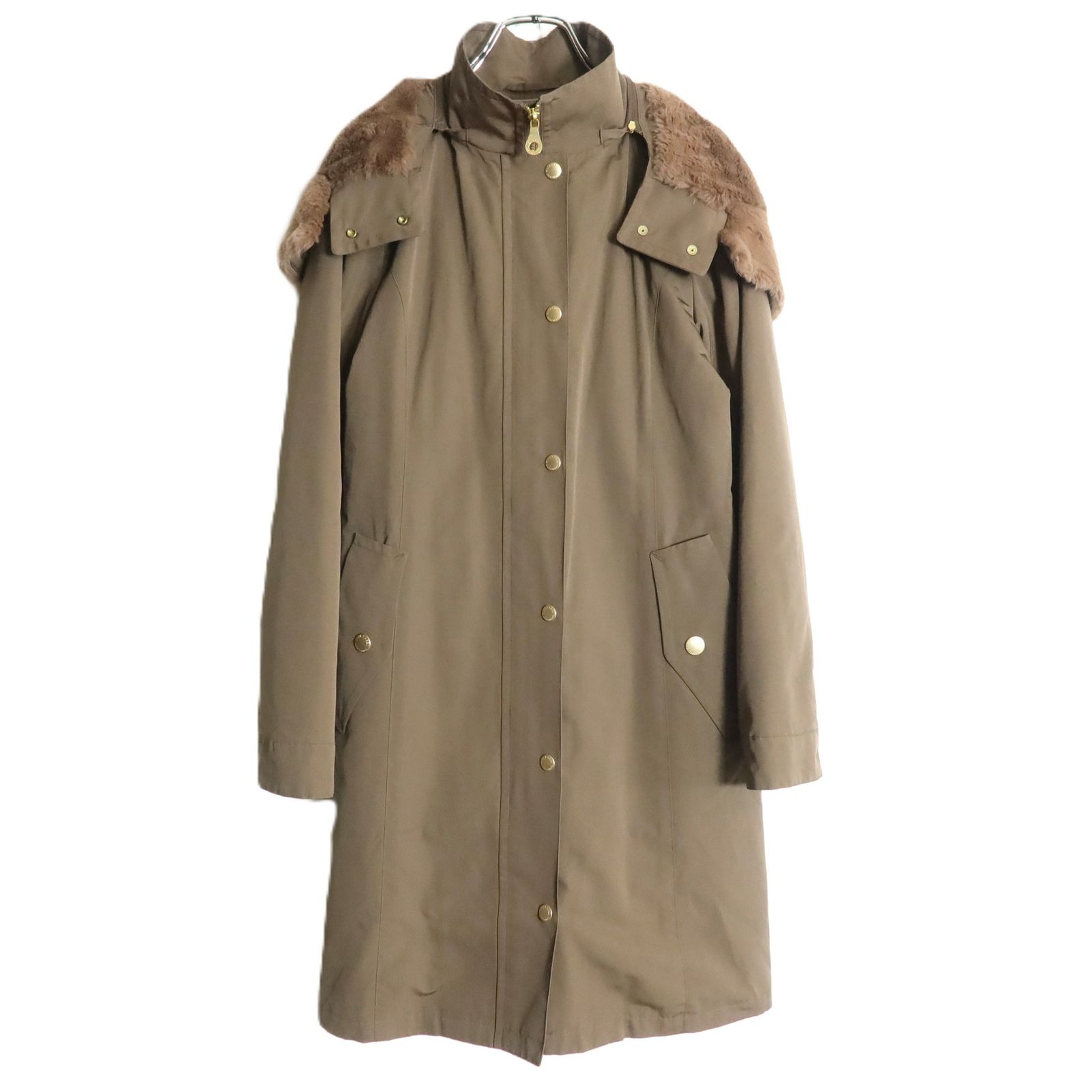 BLUE LABEL CRESTBRIDGE 　コート　38　ファー 中古・古着通販】BLUE LABEL CRESTBRIDGE (ブルーレーベルクレスト