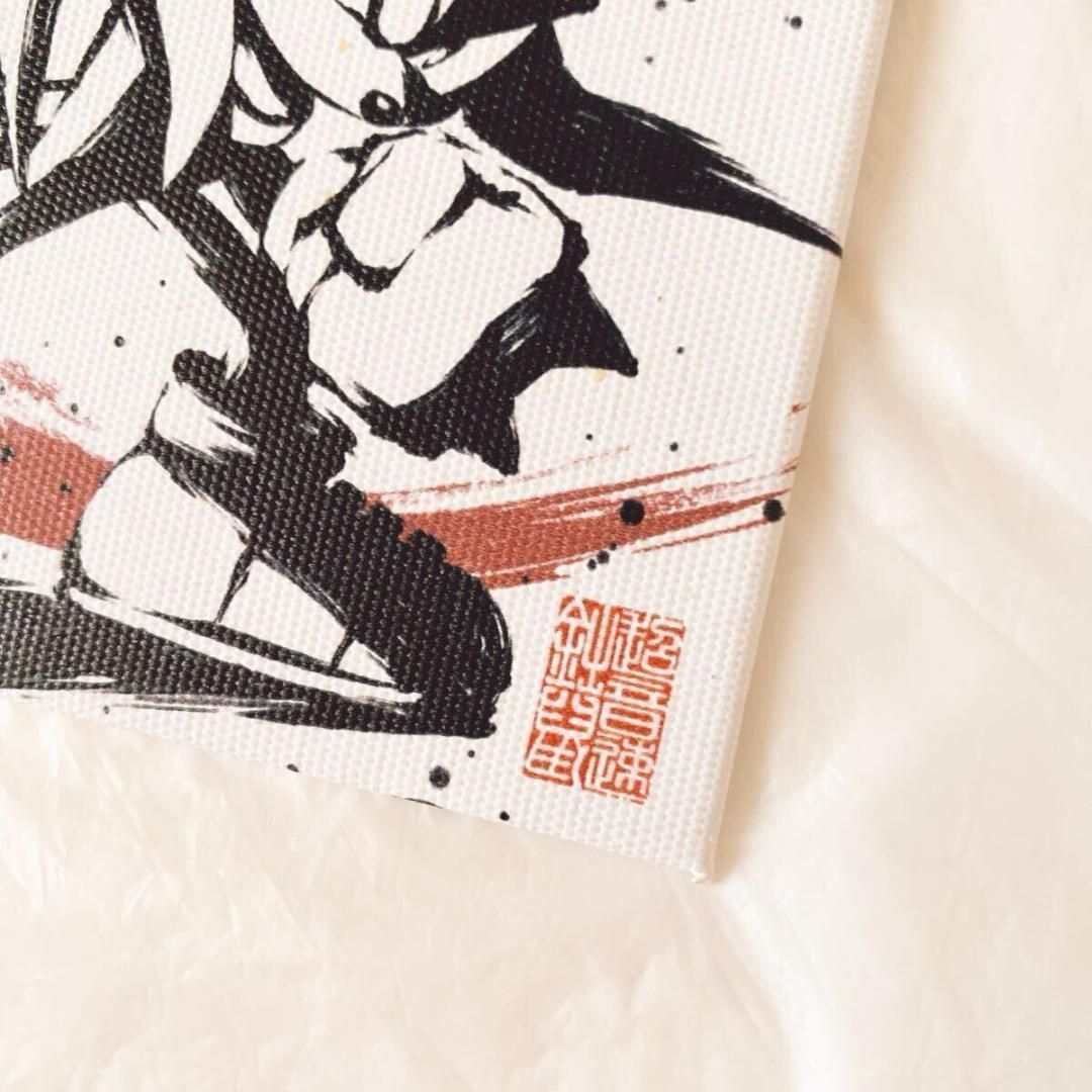 シャドウ　ナックルズ　Drエッグマン　墨絵　アート　超音速針鼠　キャンバスアート シャドウ ナックルズ Drエッグマン 墨絵 アート 超音速針鼠