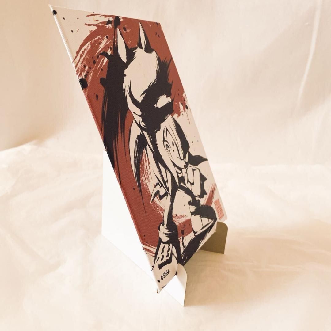 シャドウ　ナックルズ　Drエッグマン　墨絵　アート　超音速針鼠　キャンバスアート シャドウ ナックルズ Drエッグマン 墨絵 アート 超音速針鼠