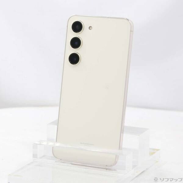 中古品〕 Galaxy S23 256GB クリーム SCG19 au SIMフリー【269