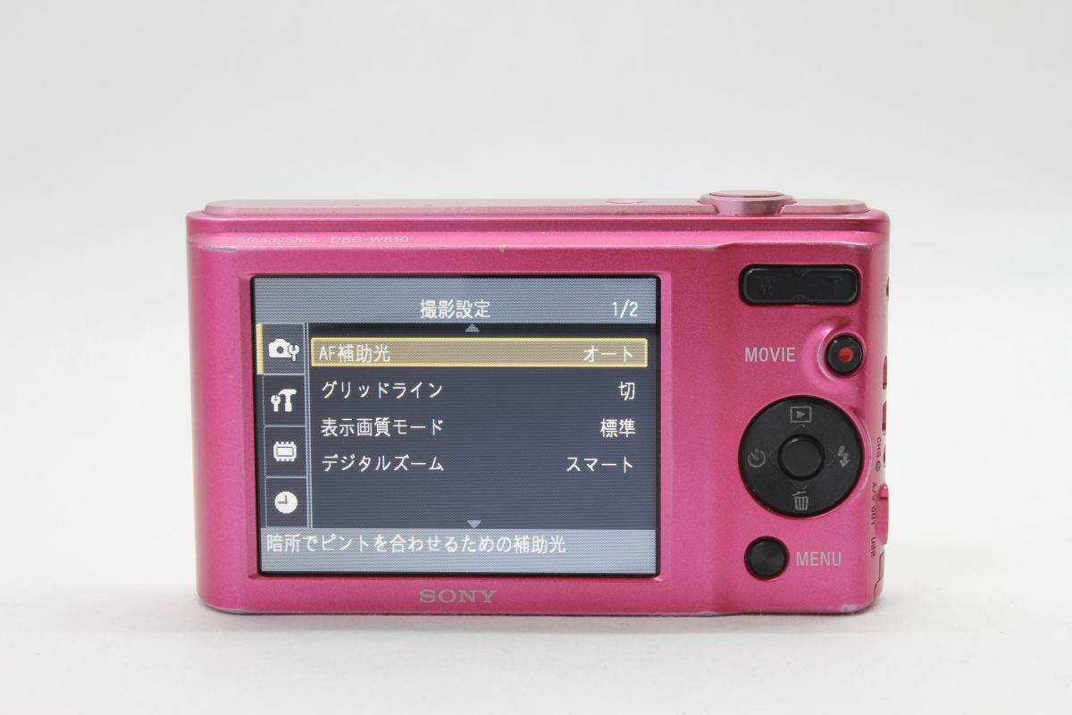 美品 動作確認済 ソニー SONY DSC-W810 デジカメ ブラック 充電器 動作良品】ソニー SONY DSC-W810 ピンク 動作確認済 バッテリー 充電器