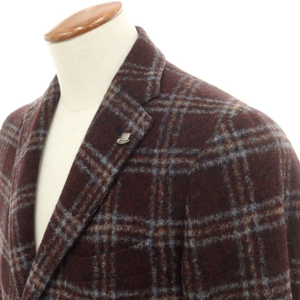 中古】タリアトーレ TAGLIATORE アルパカナイロン チェック 2B