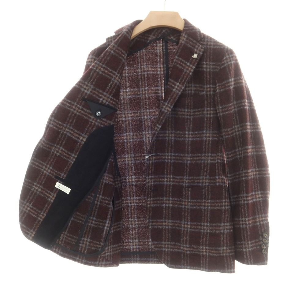 中古】タリアトーレ TAGLIATORE アルパカナイロン チェック 2B