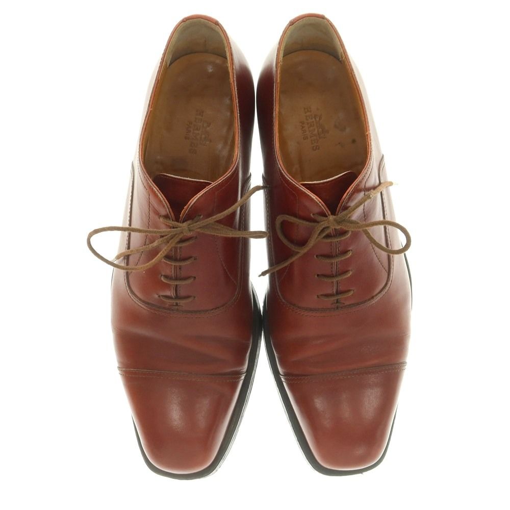 HERMES　ストレートチップ　40サイズ 中古】エルメス HERMES ストレートチップ ドレスシューズ レッド