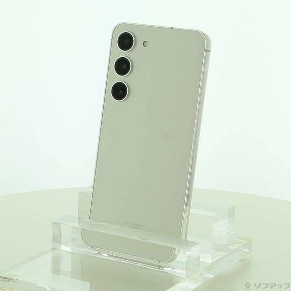 中古品〕 Galaxy S23 256GB クリーム SCG19 au SIMフリー【198
