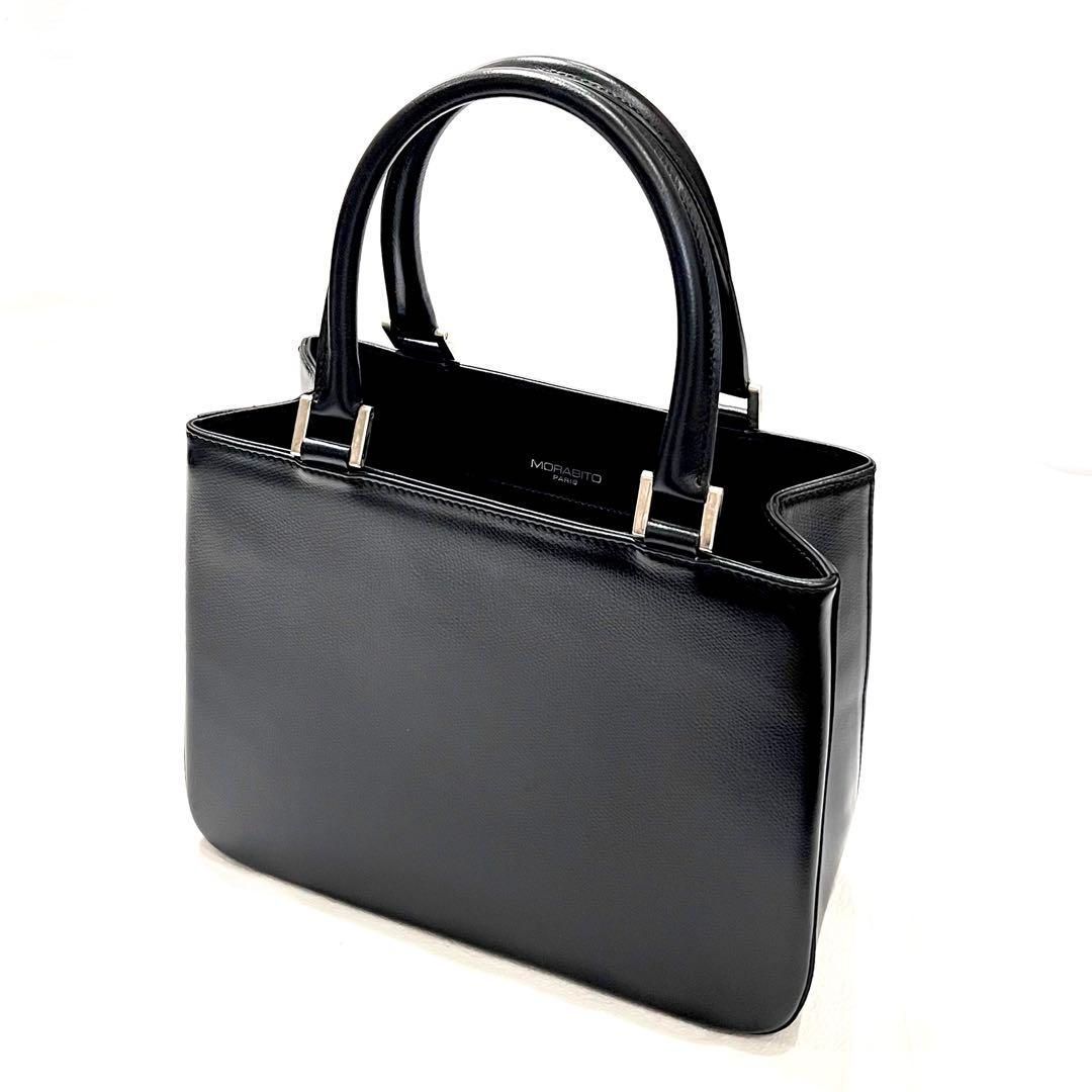 希少☆美品☆MORABITO モラビト ハンドバッグ トートバッグ ブラック