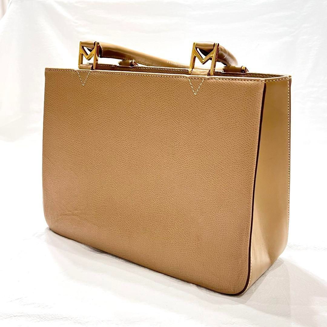 希少☆美品☆MORABITO モラビト ハンドバッグ トートバッグ M字金具