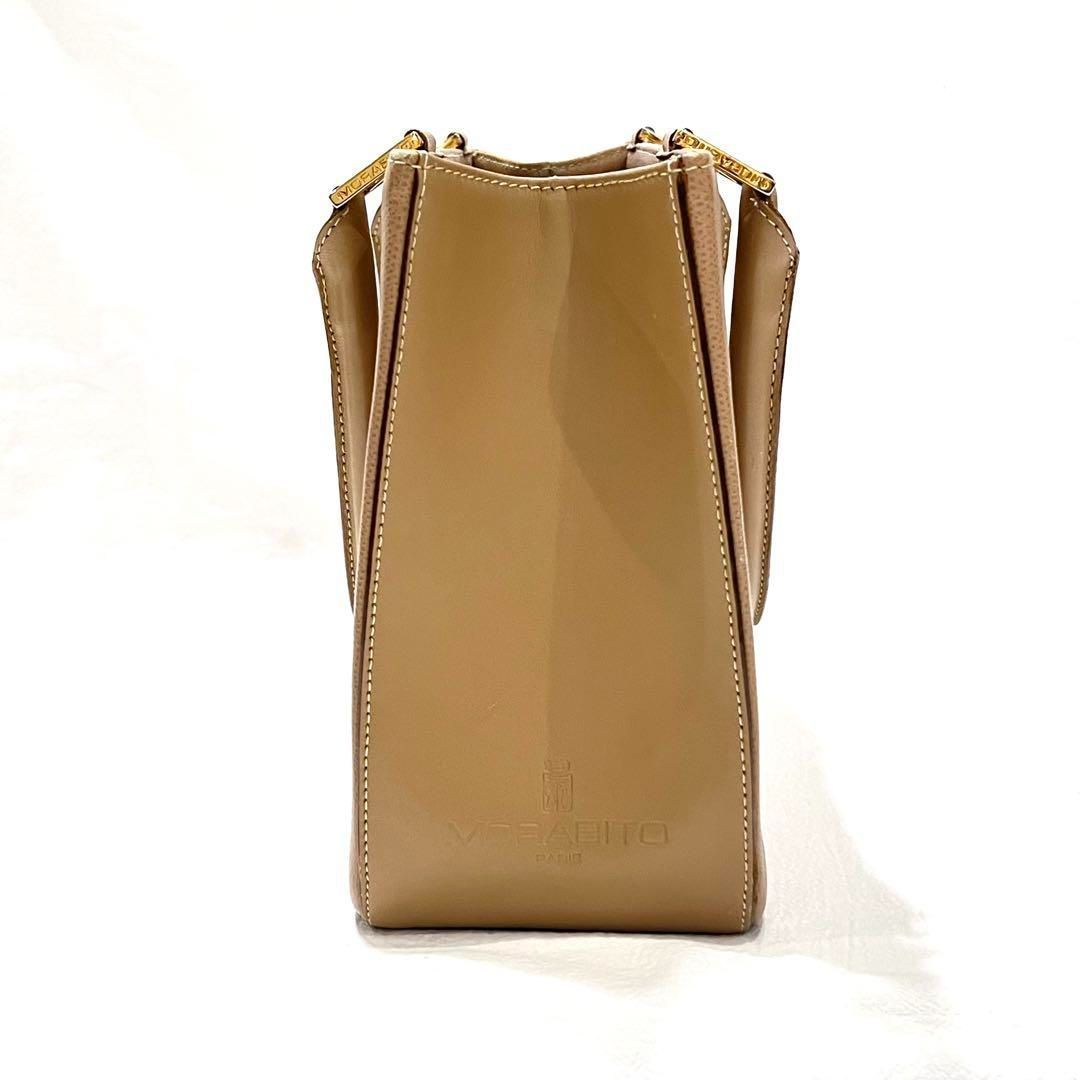 希少☆美品☆MORABITO モラビト ハンドバッグ トートバッグ M字金具