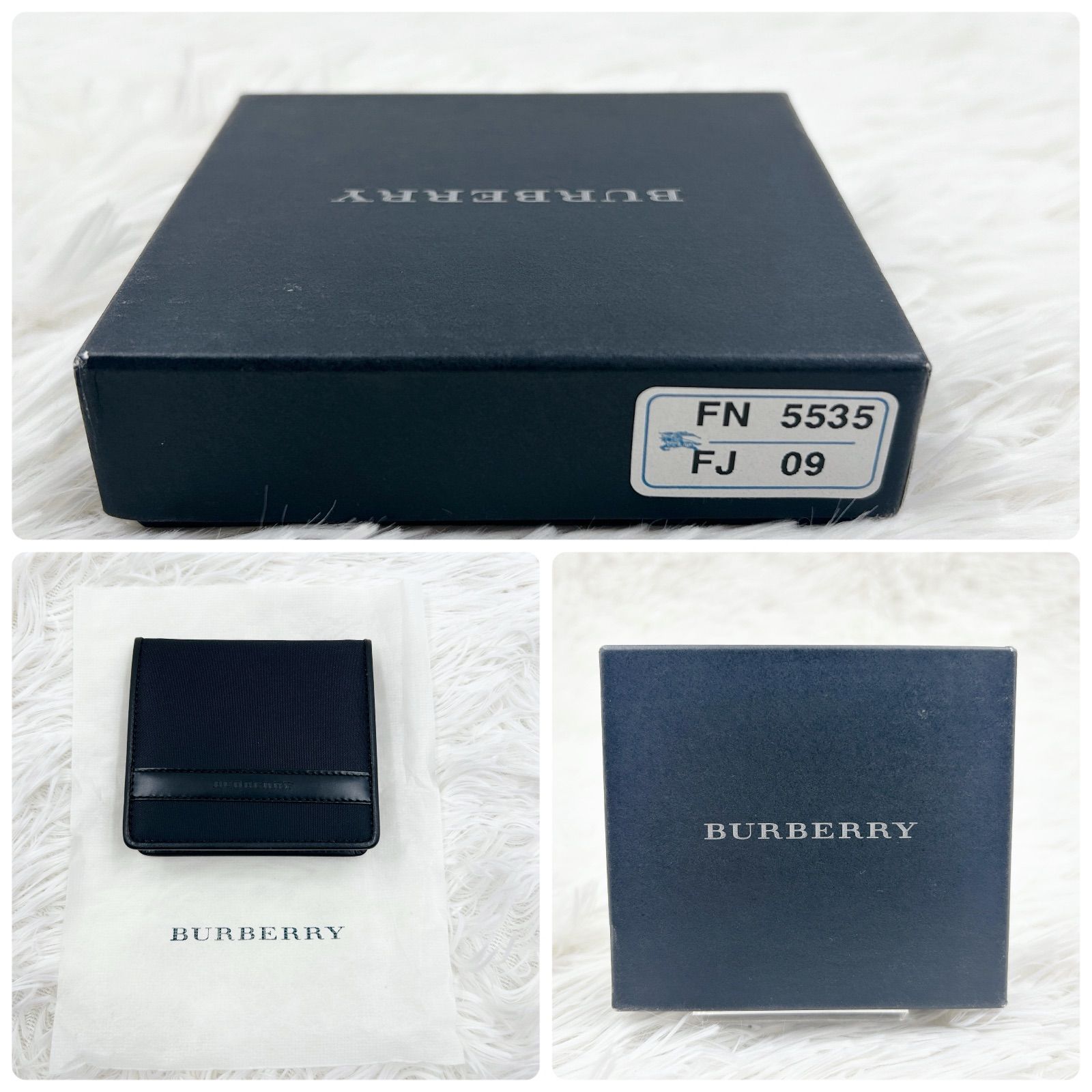 極美品/バーバリー/BURBERRY◇ノバチェック/ブラック/コインケース