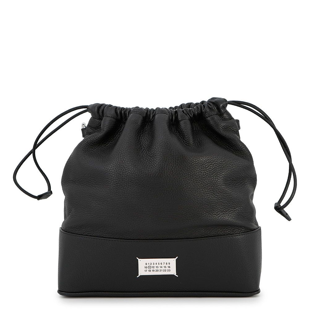 メゾンマルジェラ レザー バックパック 黒 レザー（本革） Maison