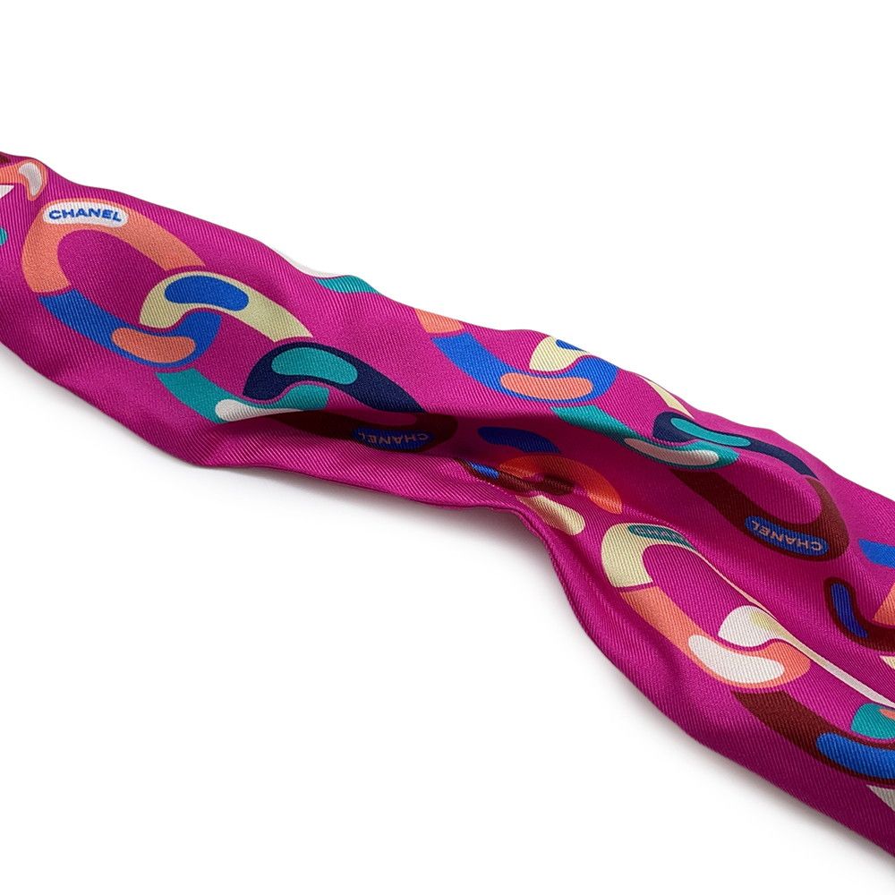 シャネル シュシュ スカーフ セット ココマーク チェーンモチーフ