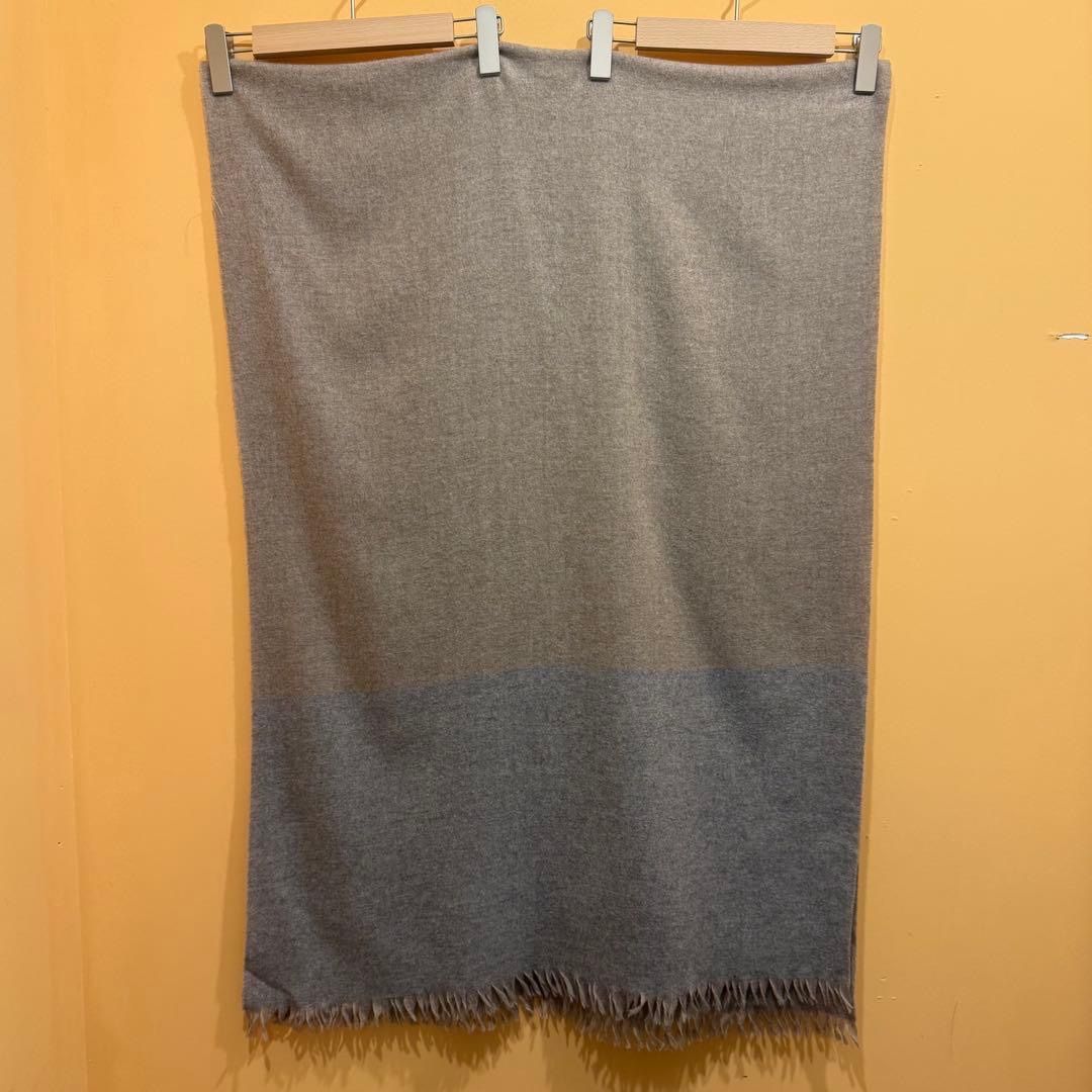 カシミヤ レリアン 大判マフラー ストール パネルパターン