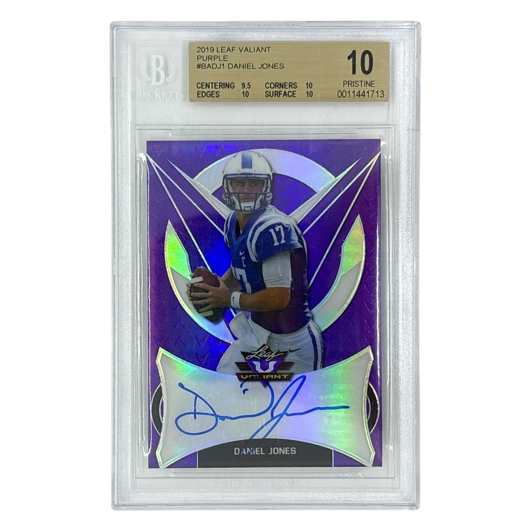 Leaf NFLカード VALIANT DANIEL JONES 20/20 #BA-DJ1 送料無料 中古 IT1