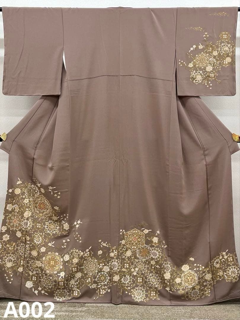 蘇州刺繍 訪問着 金彩 蜀江文 華文 金糸 正絹 躾糸付き A002 - メルカリ