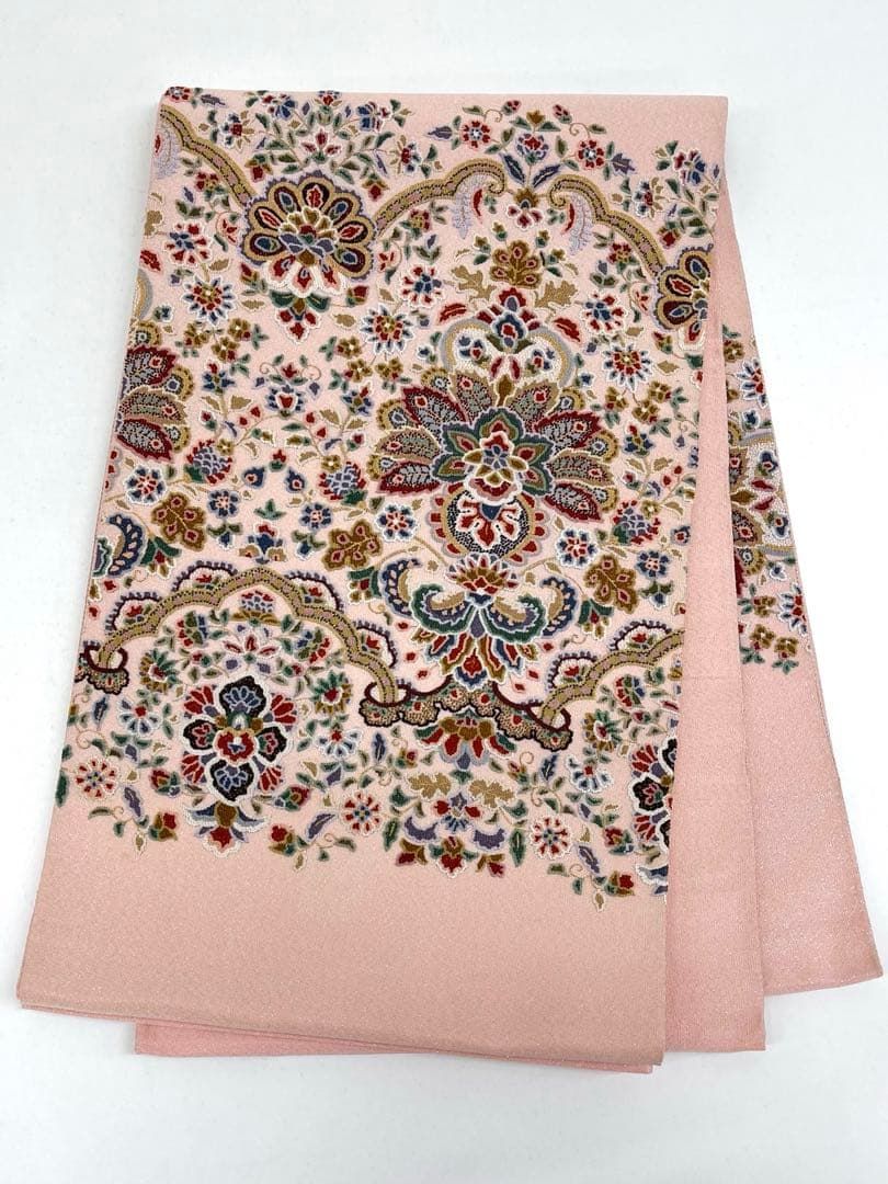 総相良刺繍 袋帯 唐花 つづれ地 金糸 銀糸 正絹 お太鼓柄 総相良刺繍 袋帯 唐花 つづれ地 金糸 銀糸 正絹 お太鼓柄 - メルカリ