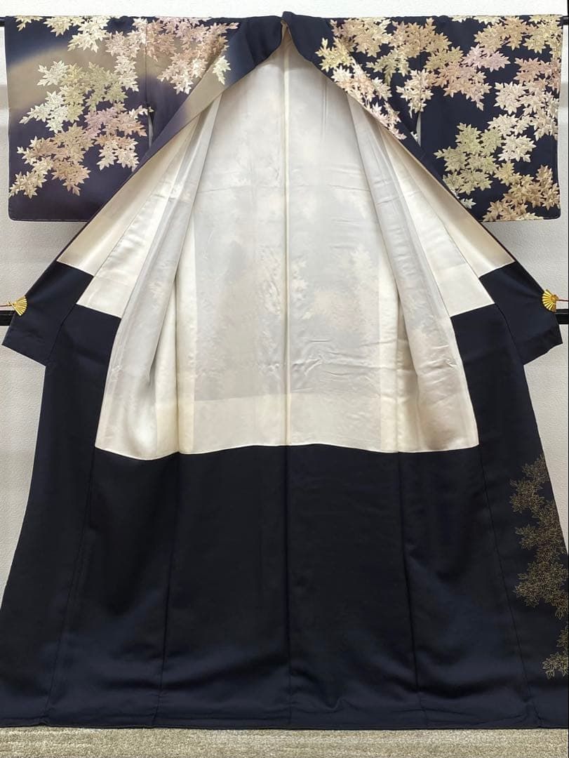 平和屋着物●訪問着　貝桶花文　暈し染め　金彩　正絹　逸品　AABC9283ph 平和屋着物○訪問着 貝桶花文 暈し染め 金彩 正絹 逸品 AABC9283ph