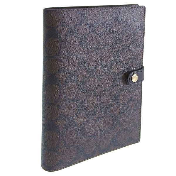 コーチ 手帳カバー ノートブックカバー メンズ レディース