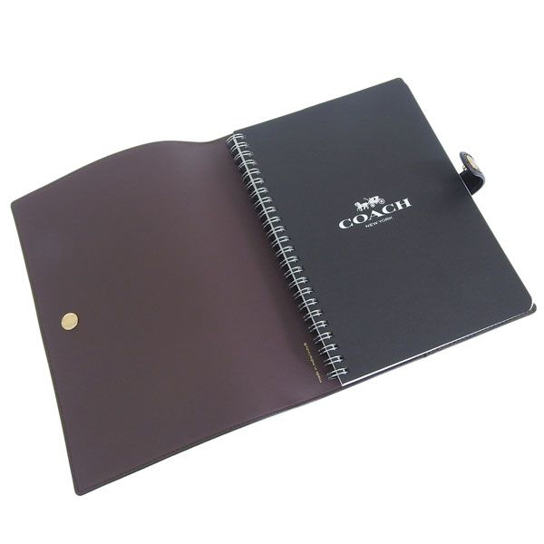 コーチ 手帳カバー ノートブックカバー メンズ レディース