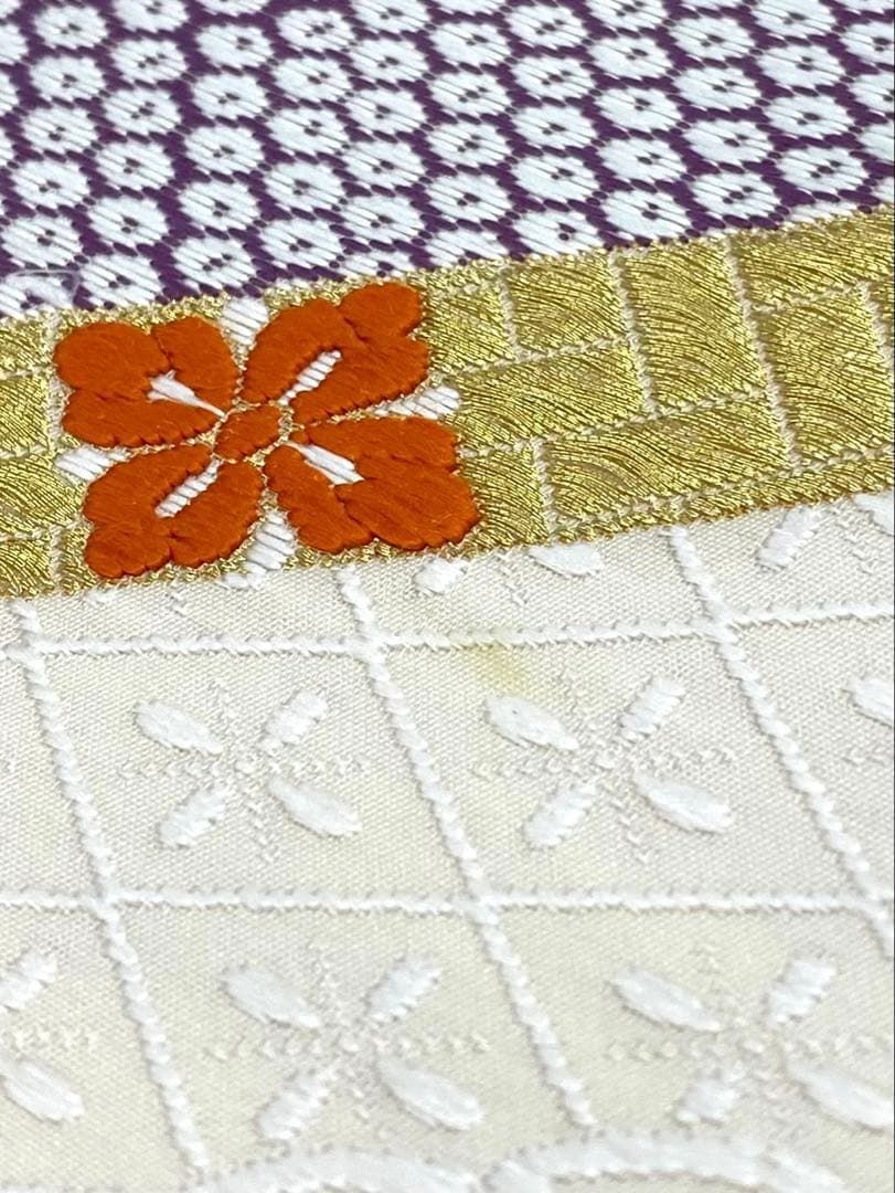 やっきー　袋帯【藤原織物】西陣織 唐織 正絹 六通柄 花鳥蝶文 金色 やっきー 袋帯【藤原織物】西陣織 唐織 正絹 六通柄 花鳥蝶文 金色