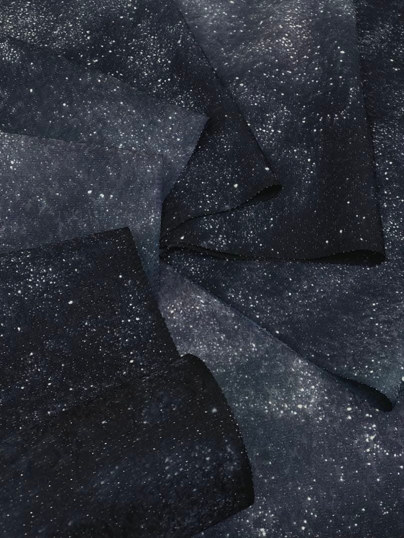 吉野一廉 銀通し 小紋 反物 正絹 着尺 落款入 作家物 No.74 - メルカリ