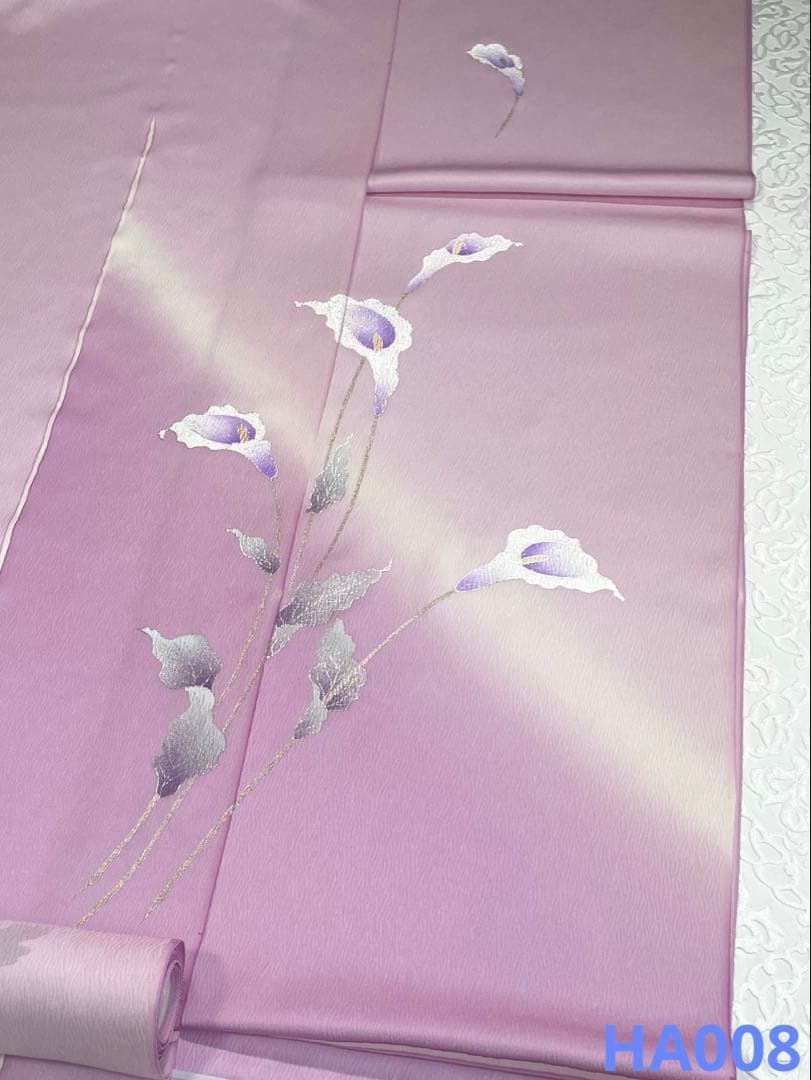 金彩作家 太田洋 付け下げ カラー 反物 銀彩 グリッター 紋意匠 正絹