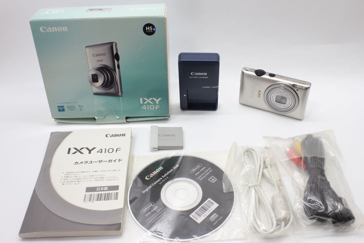 【美品】Canon IXY 410F コンパクトデジタルカメラ 本体と充電器 Canon IXY 410f デジタルカメラ + 充電器 DC17 IXY DIGITAL 200a 300a