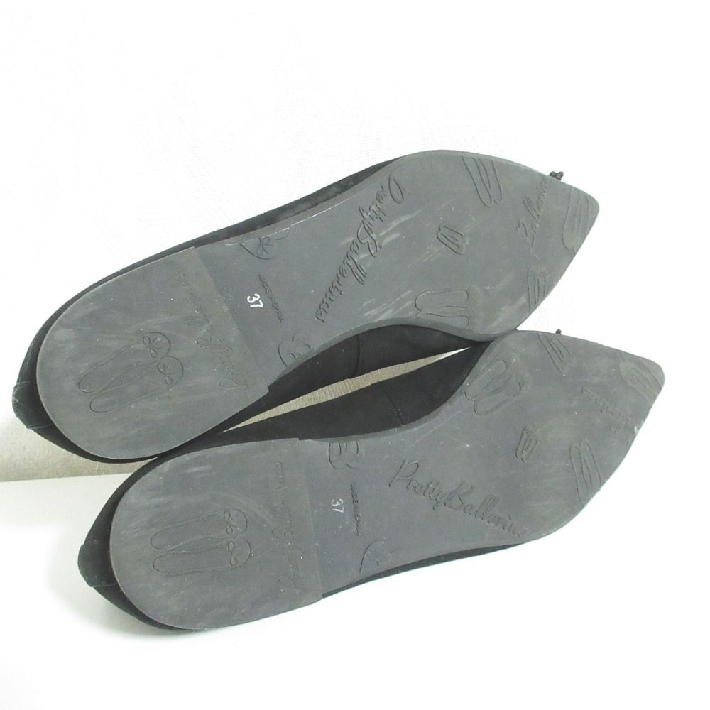 プリティバレリーナ　ほぼ未使用　38 美品 Pretty Ballerinas プリティバレリーナ メタルキャップトゥ