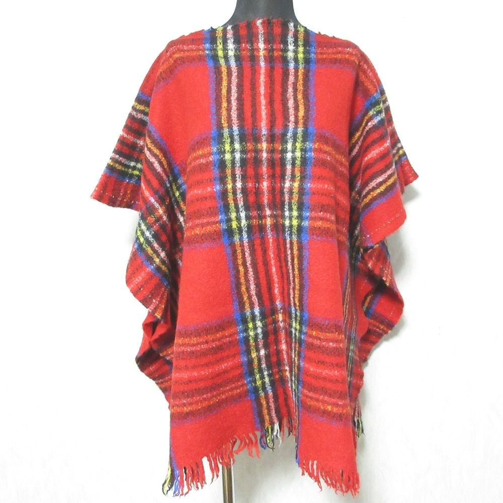 萌 モユル 袖付きポンチョ＊ジャケット