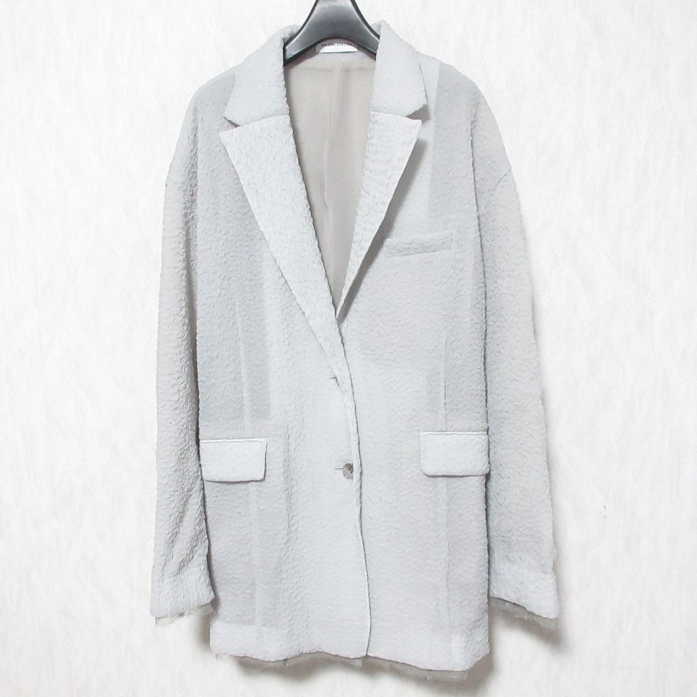 美品 24SS MAISON SPECIAL メゾンスペシャル Sheer Over Size Jacke 