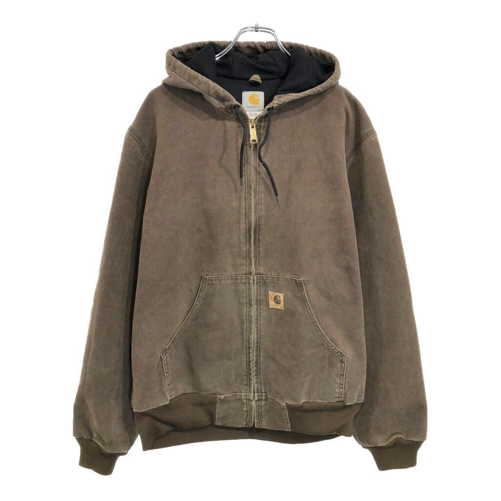 Carhartt カーハート アクティブジャケット ワーク ブラウン メンズ MEDIUM 古着 V5640