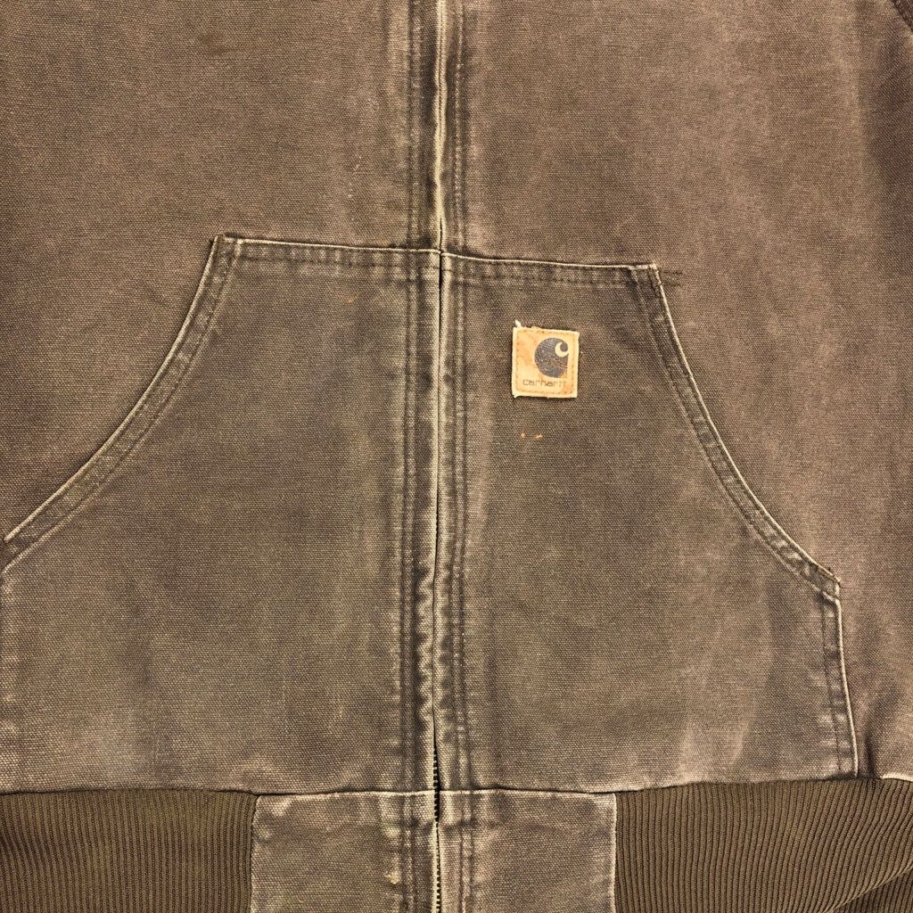 Carhartt カーハート アクティブジャケット ワーク ブラウン メンズ MEDIUM 古着 V5640 KANDAIZUMI_COM