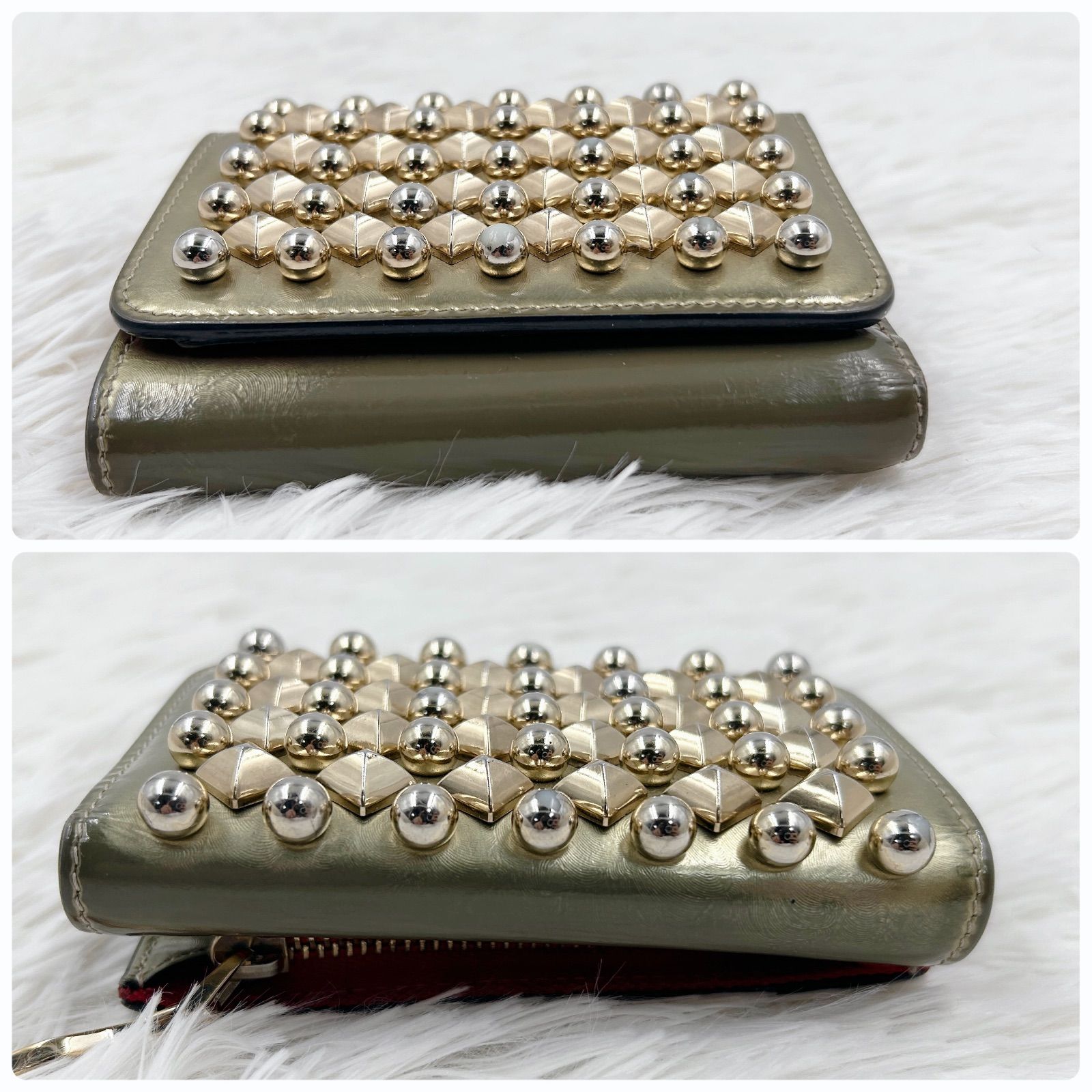 Christian louboutin クリスチャンルブタン マカロン ゴールド