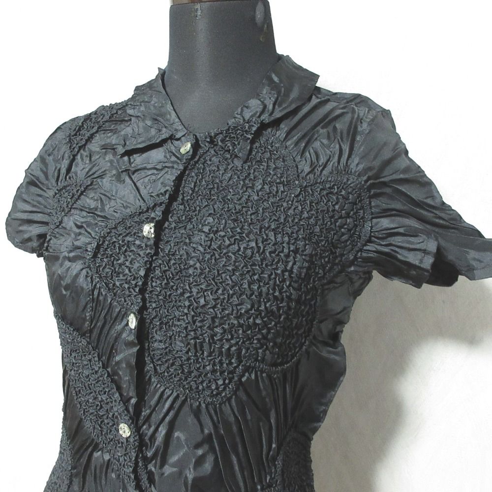 美品 YOSHIKI HISHINUMA ヨシキヒシヌマ シュリンクフラワー ショート