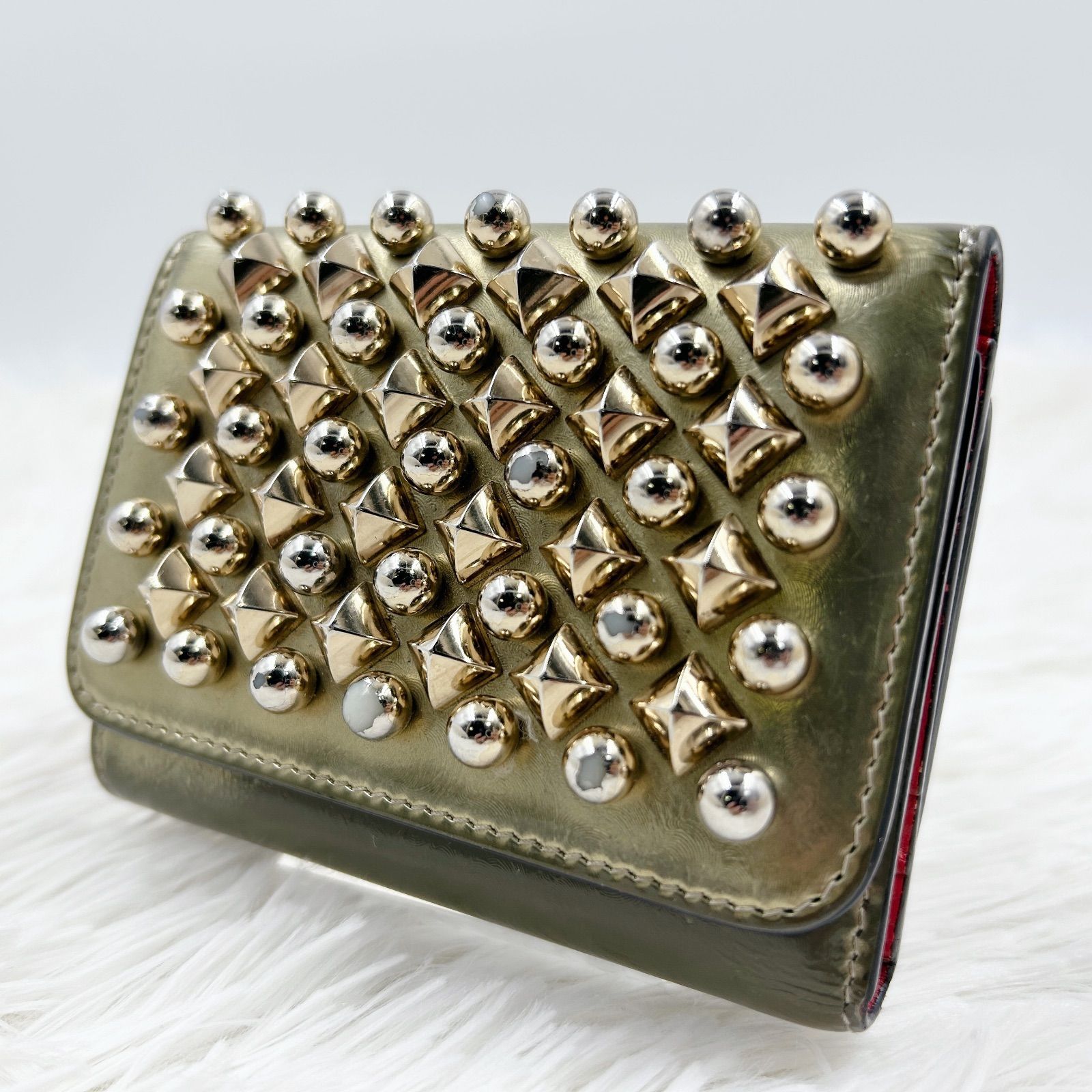 Christian louboutin クリスチャンルブタン マカロン ゴールド