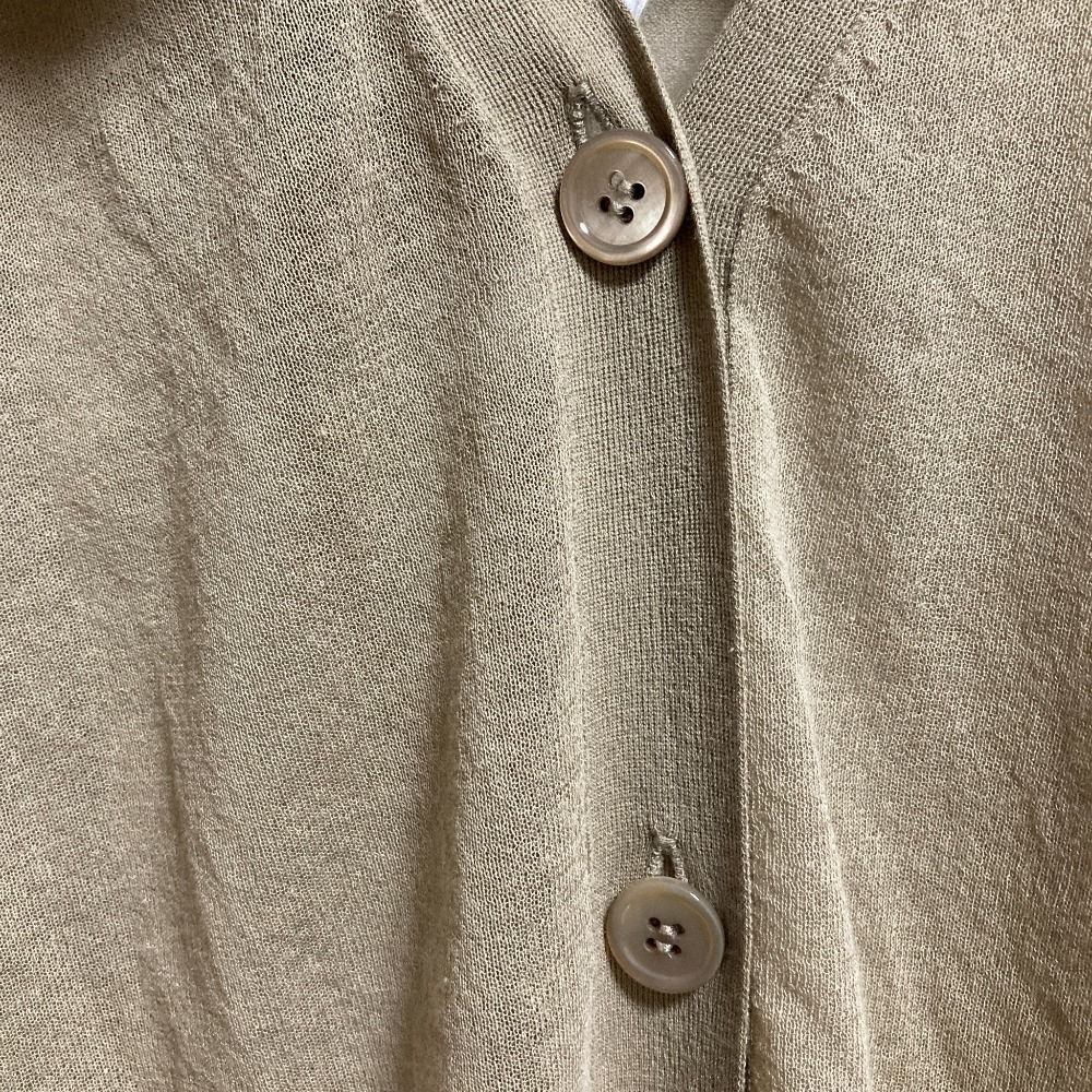 カーディガン ベージュ