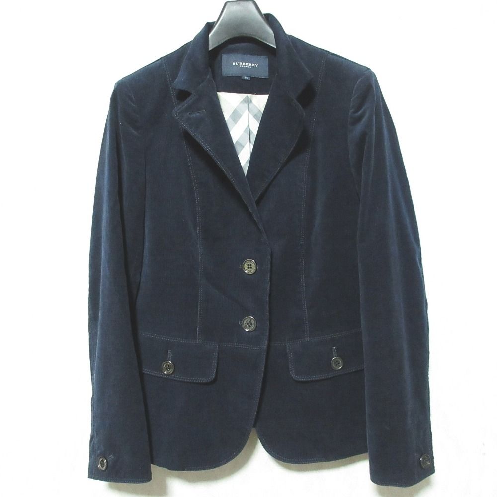 美品 BURBERRY LONDON バーバリーロンドン コーデュロイテーラード 