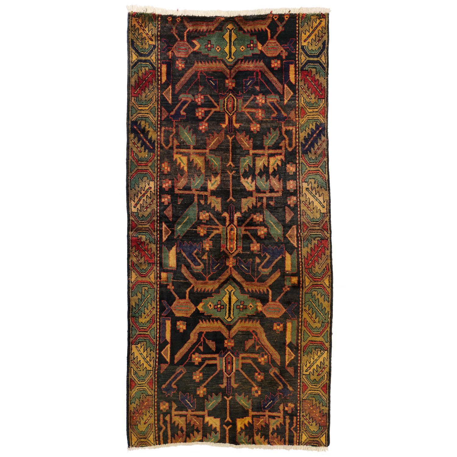 ペルシャ絨毯 ヴィンテージラグ 230×145cm 手織り オールドpersia