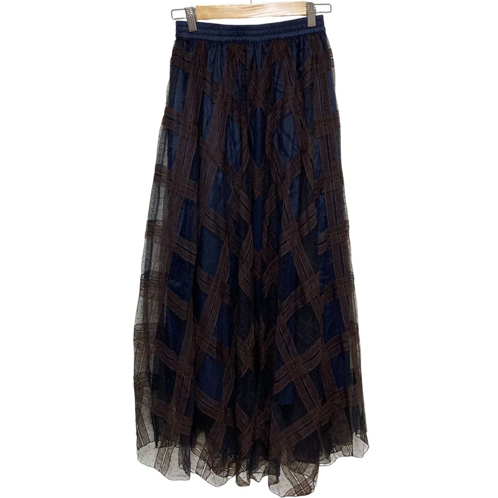 ダブルスタンダードクロージング] Sov.チェックチュールギャザー