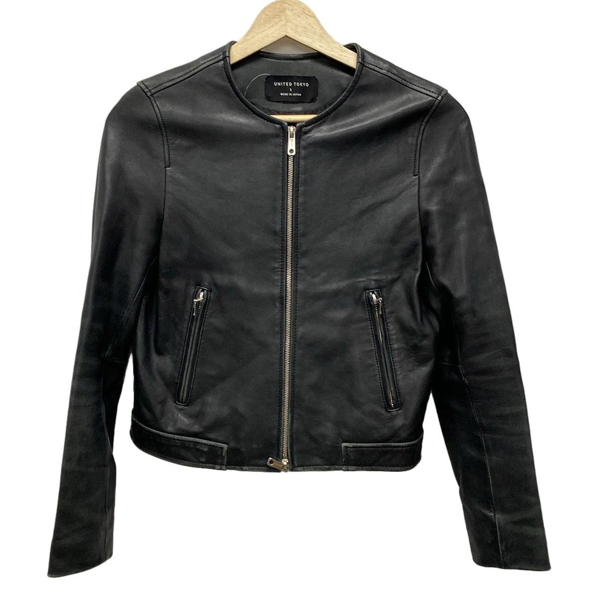 ユナイテッドトウキョウ ライダースジャケット ラムレザーダブル