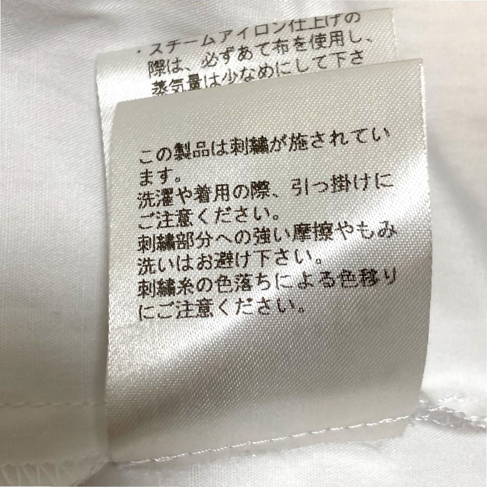 美品 23SS yori ヨリ スカラップカラーティアードブラウス
