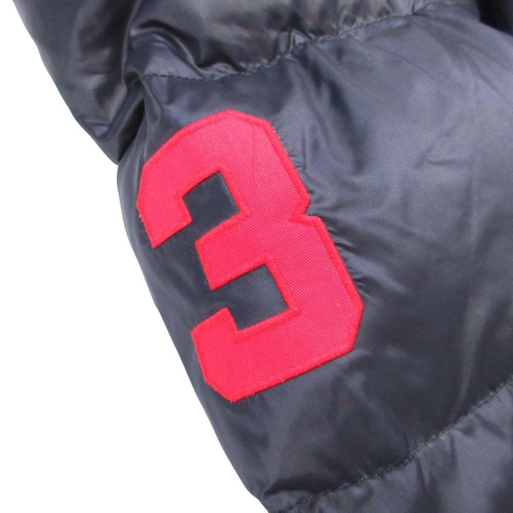 POLO Ralph Lauren ポロラルフローレン ビッグポニー ロゴ刺繍 ダウンジャケット ブルゾン アウター XL 黒 ブラック メンズ 古着 KANDAIZUMI_COM