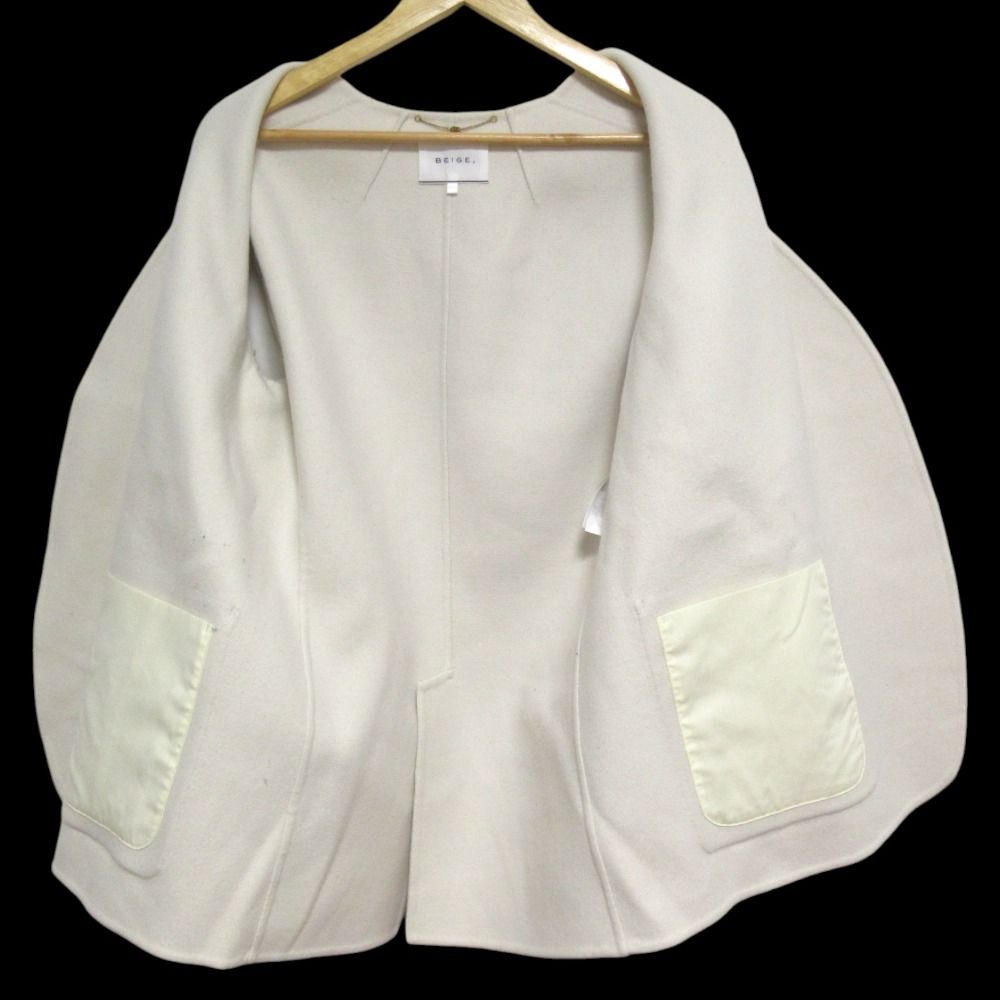 BEIGE, ベイジ ACTON ノーカラージャケット サイズ4 BEIGE, ベイジ ACTON ノーカラージャケット 【公式通販】